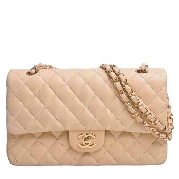 CHANEL  Lamb Quilted Medium Double Flap - Picture 1 of 9